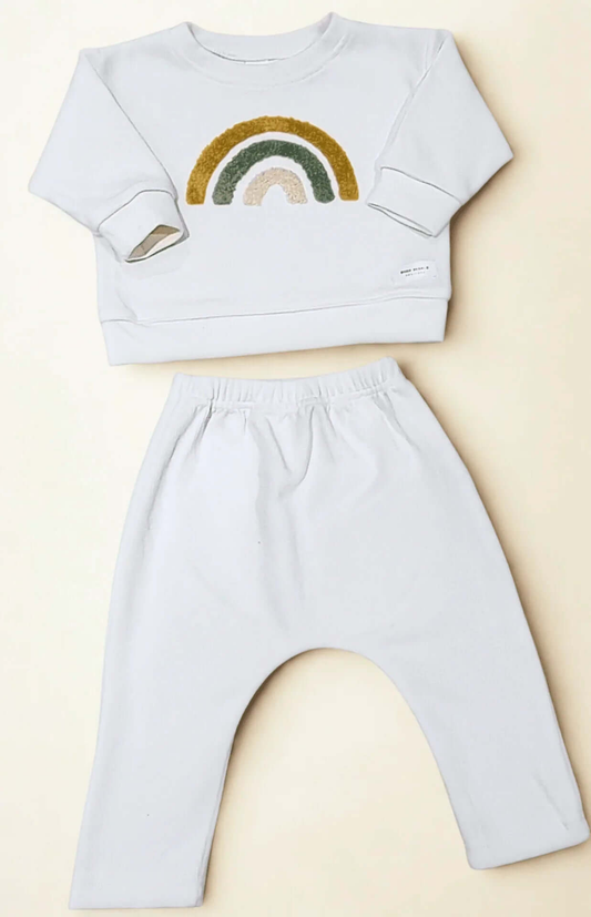 Rib Knit Sweater and Pants Set
