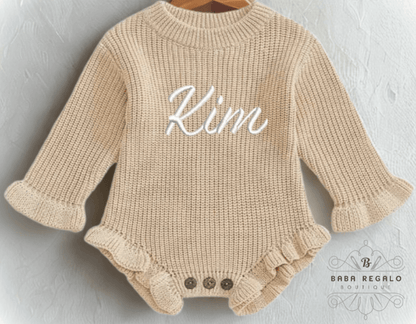 Baby Girl Knit romper