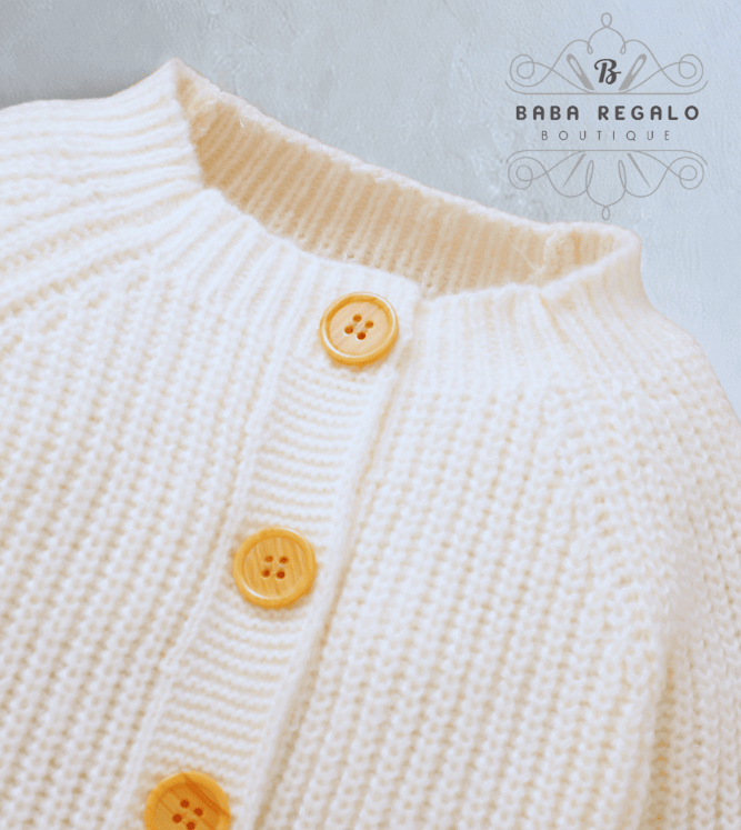 Custom Name Baby Sweater Romper + Newborn Shoes + Cute Hat