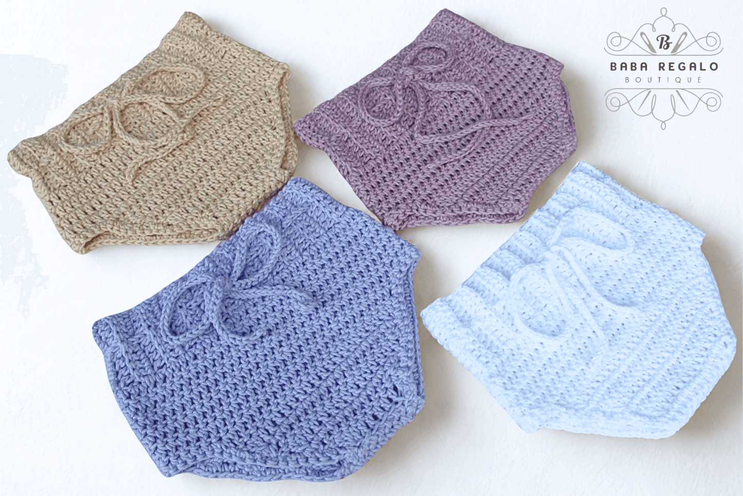 Hand Crochet Diaper Cover