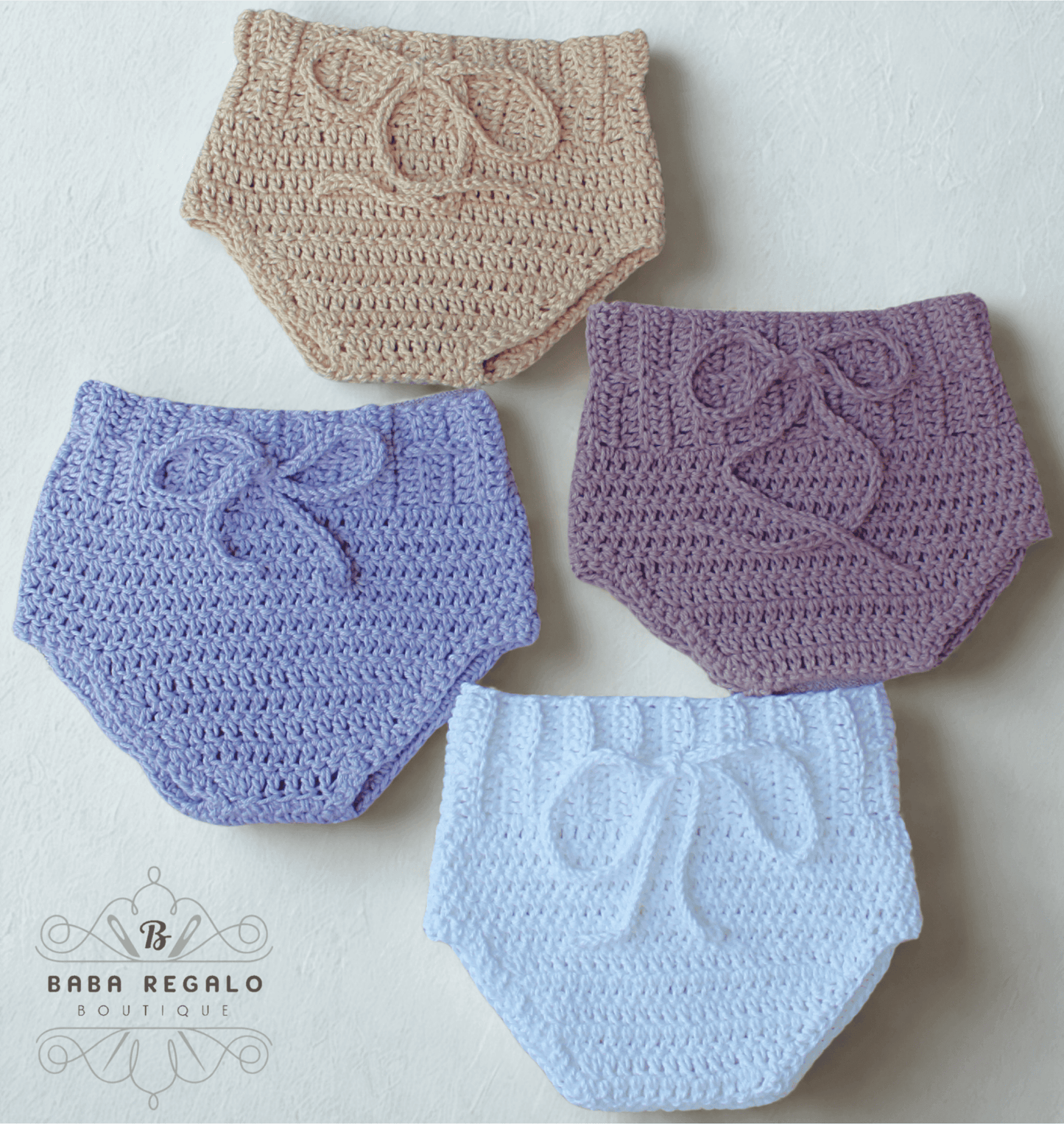 Hand Crochet Diaper Cover