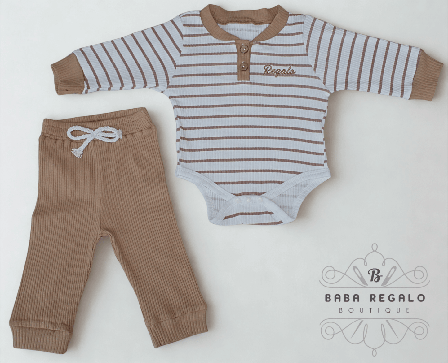 Neutral Baby Lounge Set – Soft & Stylish