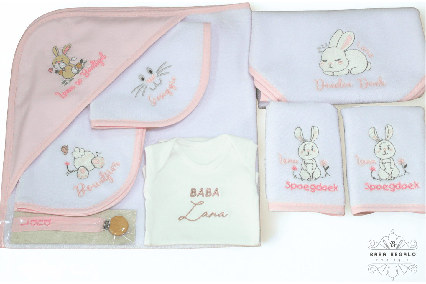 Adorable Custom Newborn Baby Gift Set