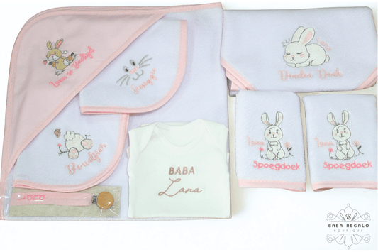 Adorable Custom Newborn Baby Gift Set