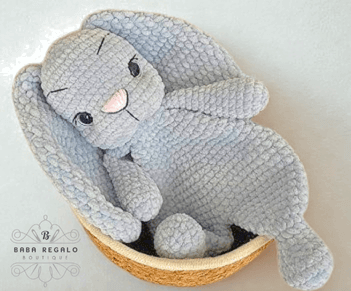 Handmade Baby Snuggle Bunny Plush
