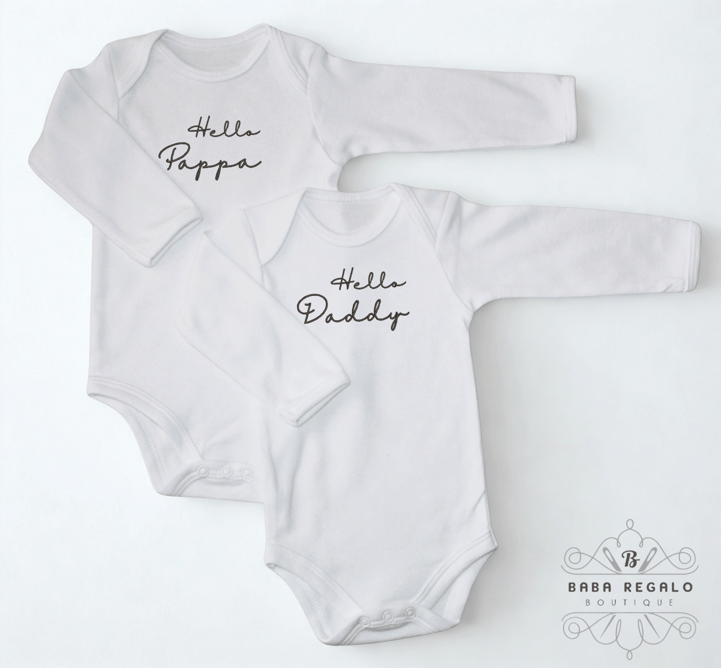 Dad announcement baby grow