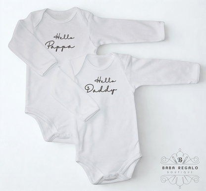 Dad announcement baby grow