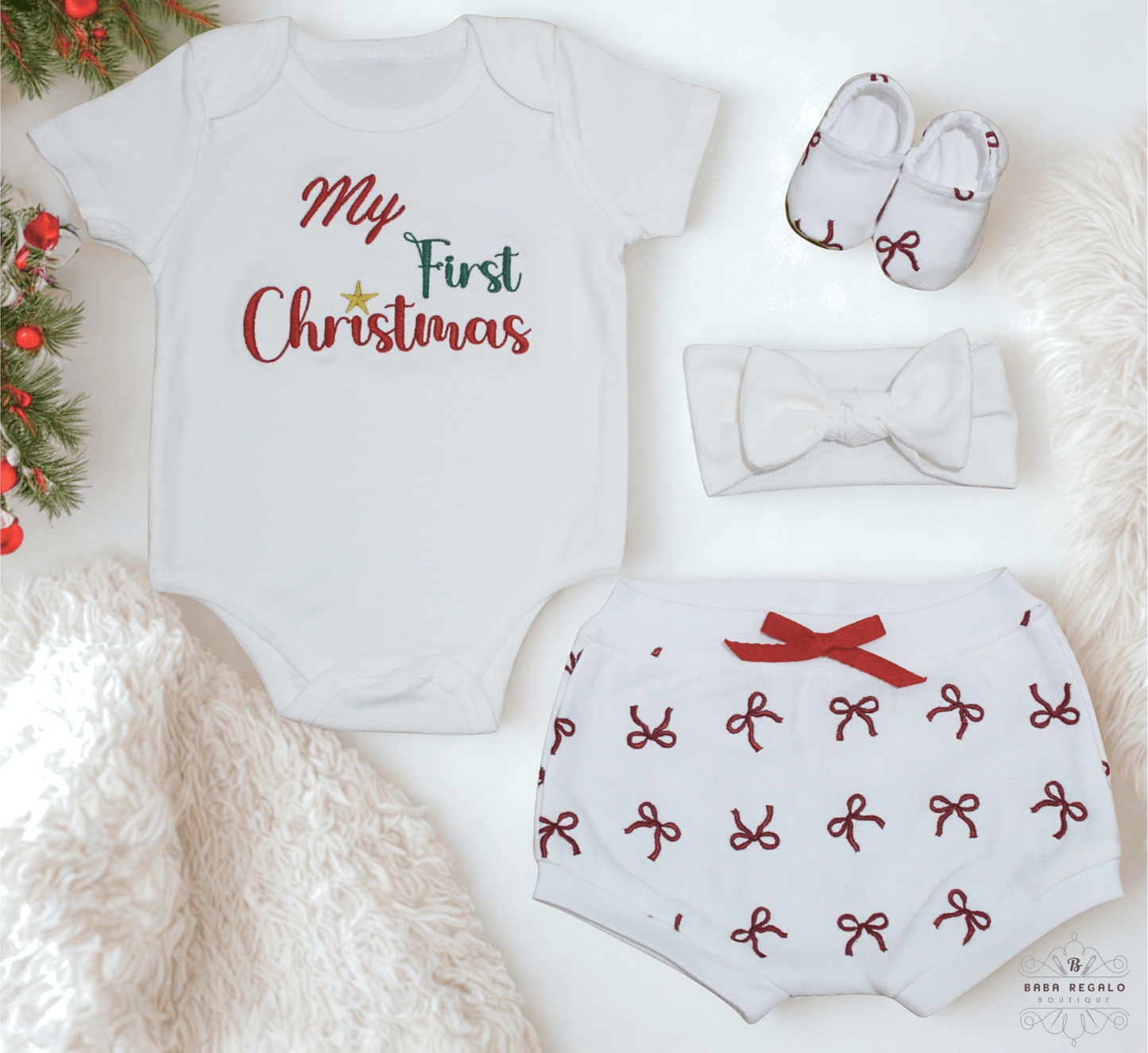 Adorable My First Christmas baby girls for trendy girls