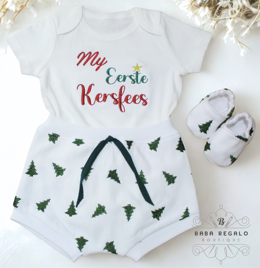 Festive Christmas Baby outfit set
