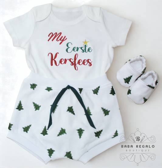 Festive Christmas Baby outfit set