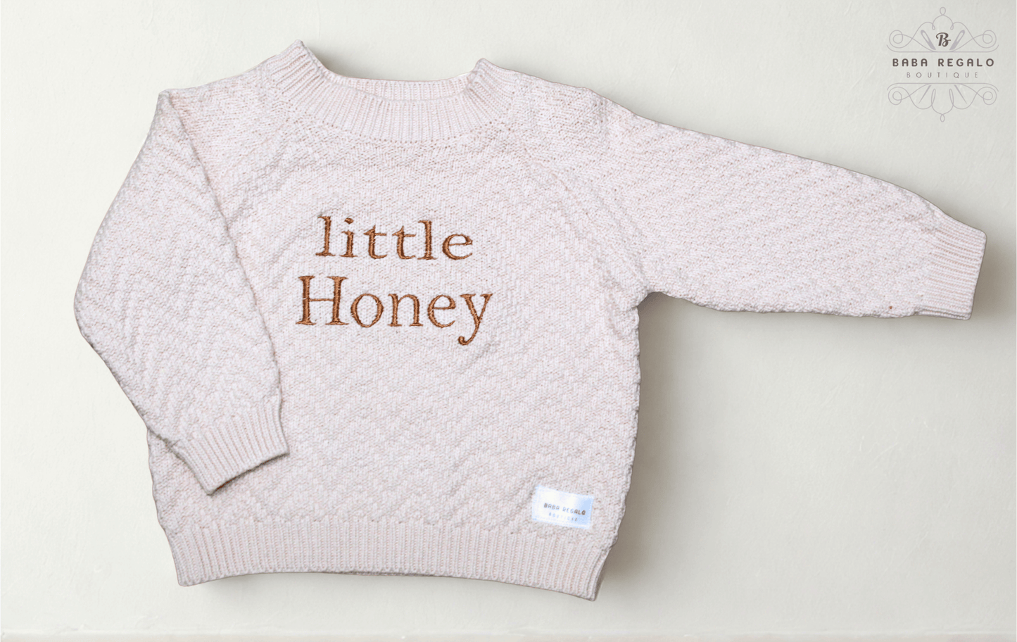 Knitted Sweater with embroidery