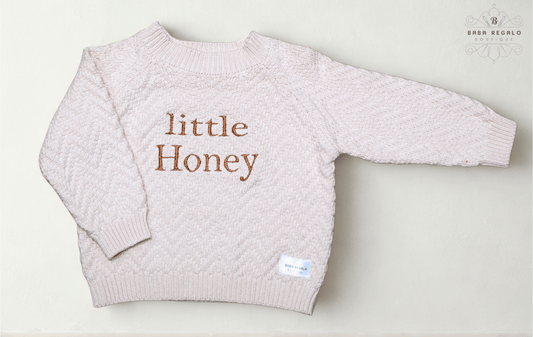 Knitted Sweater with embroidery