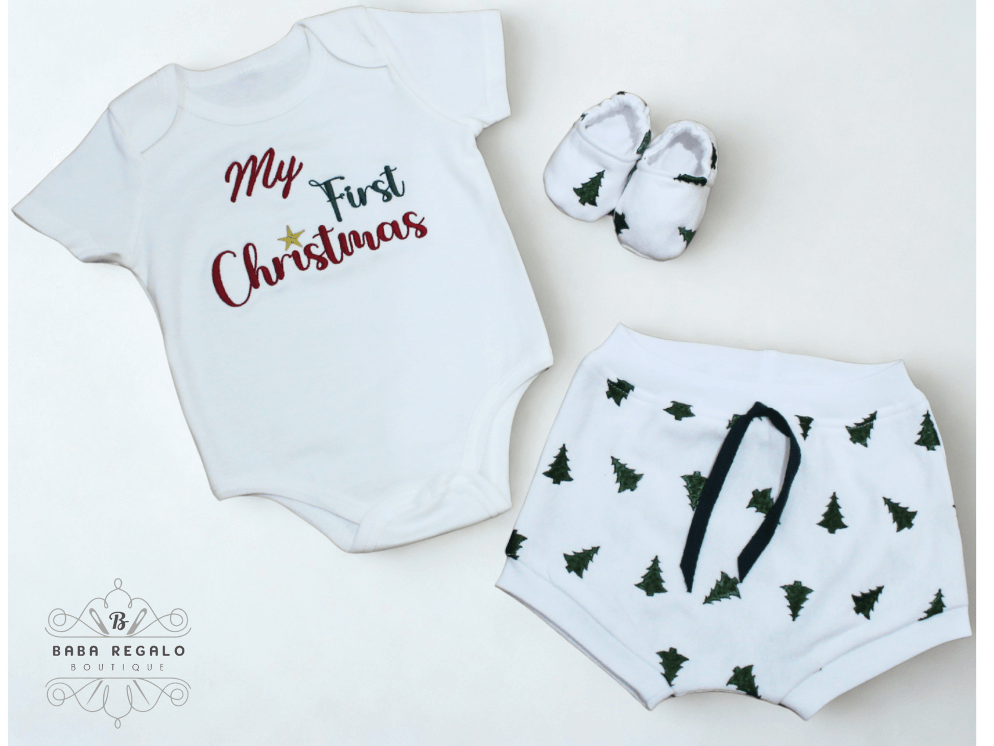 My First Christmas- Festive Christmas Baby outfit