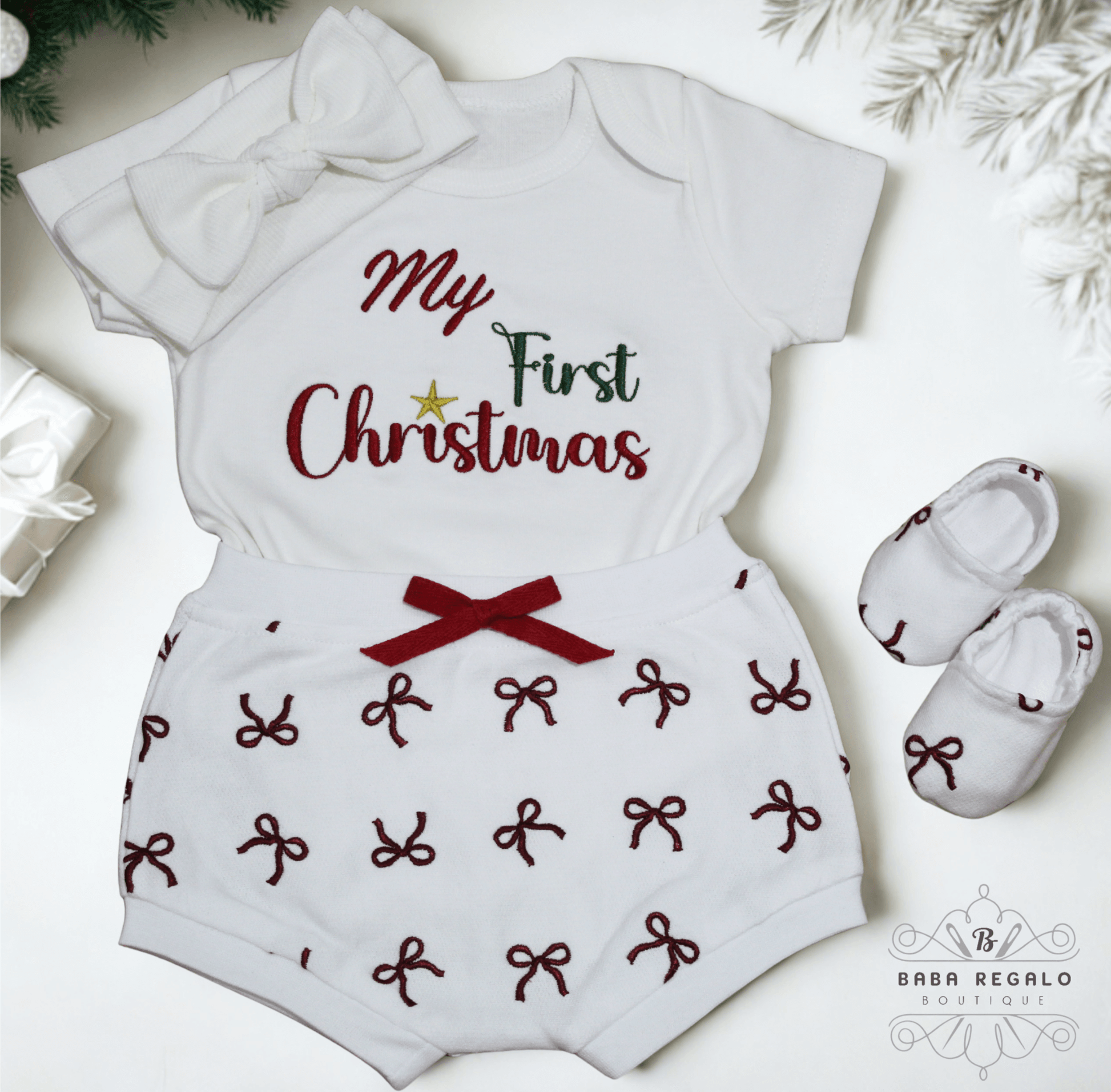 Adorable My First Christmas baby girls for trendy girls