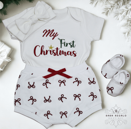 Adorable My First Christmas baby girls for trendy girls
