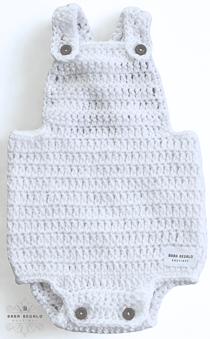 Handmade Baby Crochet Romper | Soft & Stylish Baby Outfit