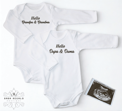 Grandparents Reveal Baby grow