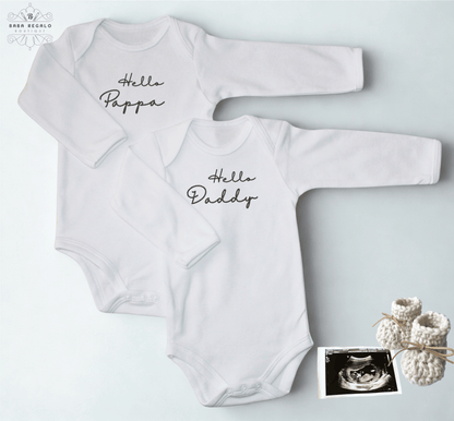 Dad announcement baby grow