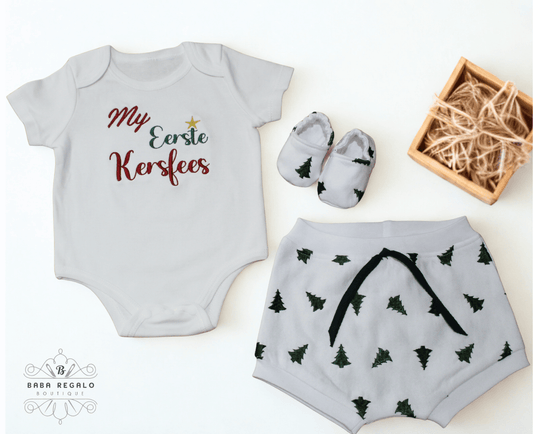 My First Christmas- Festive Christmas Baby outfit