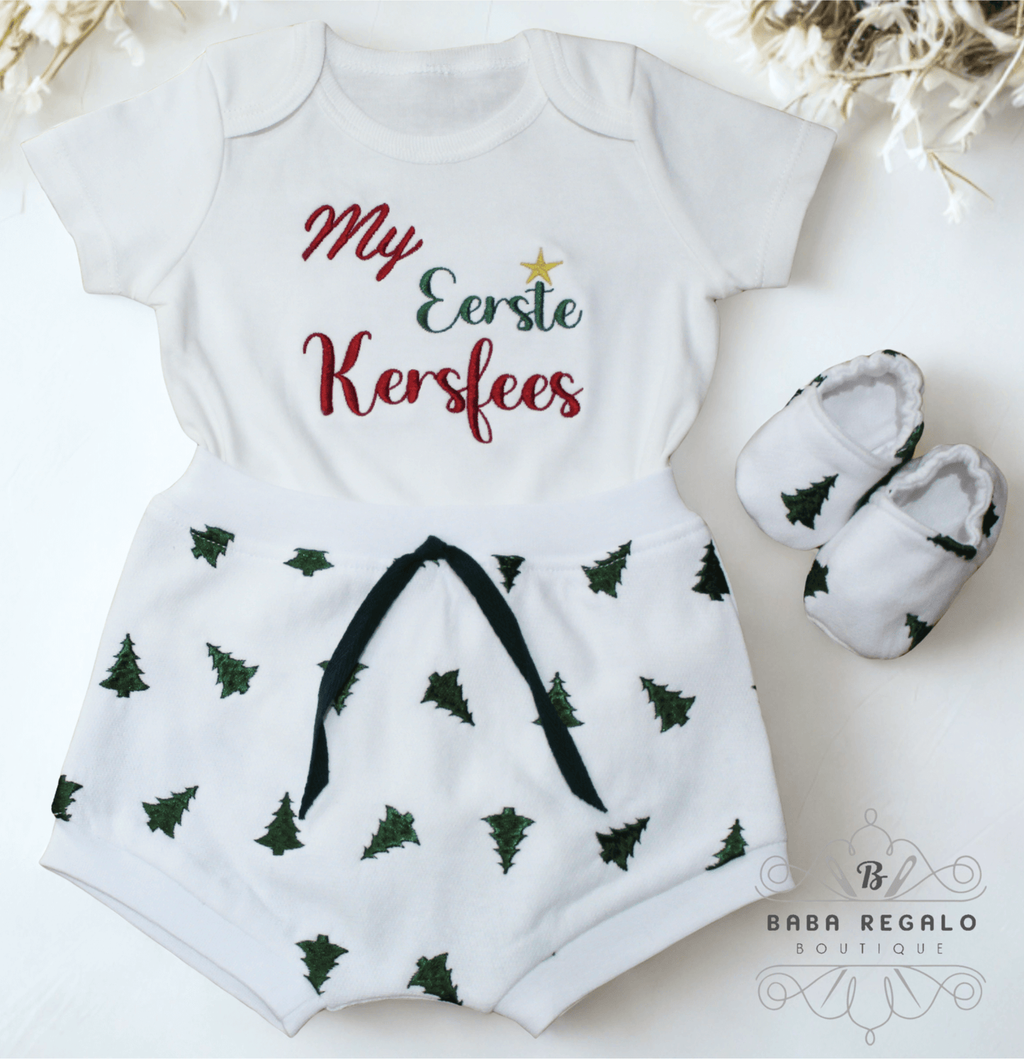 My First Christmas- Festive Christmas Baby outfit