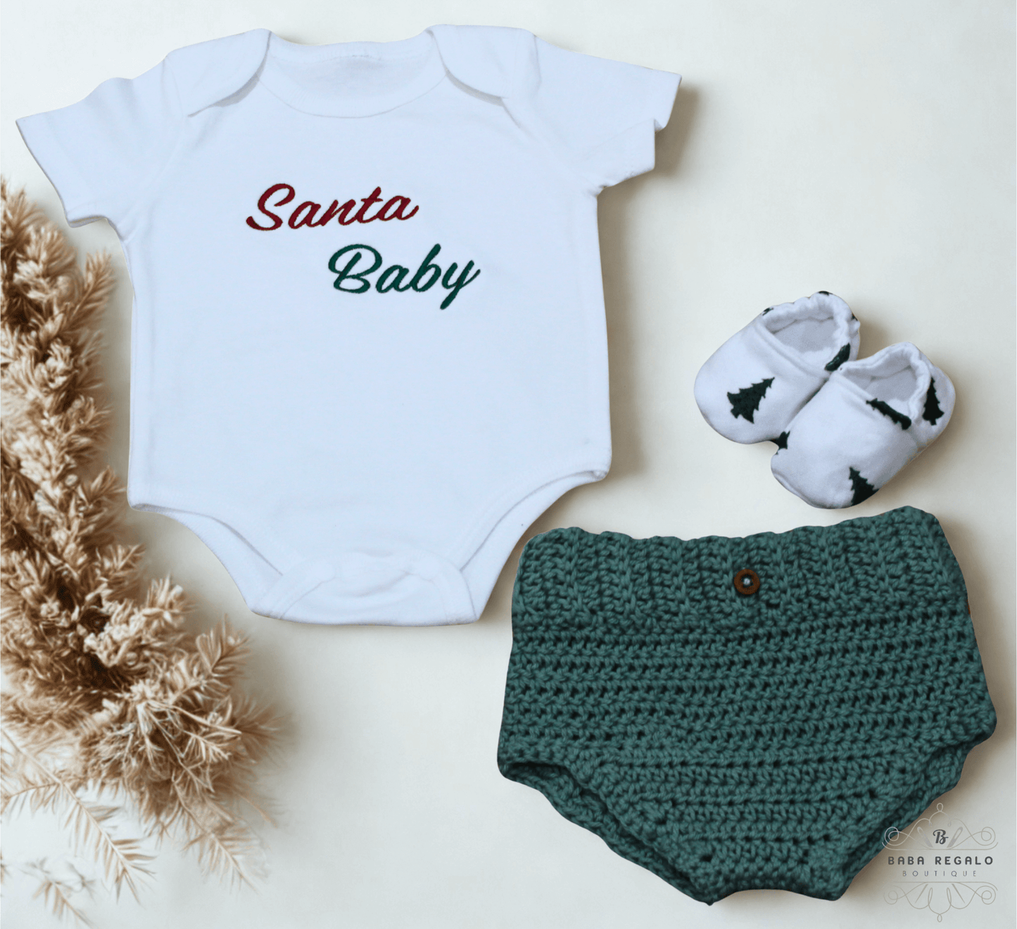 Santa Baby Christmas Set for trendsetters