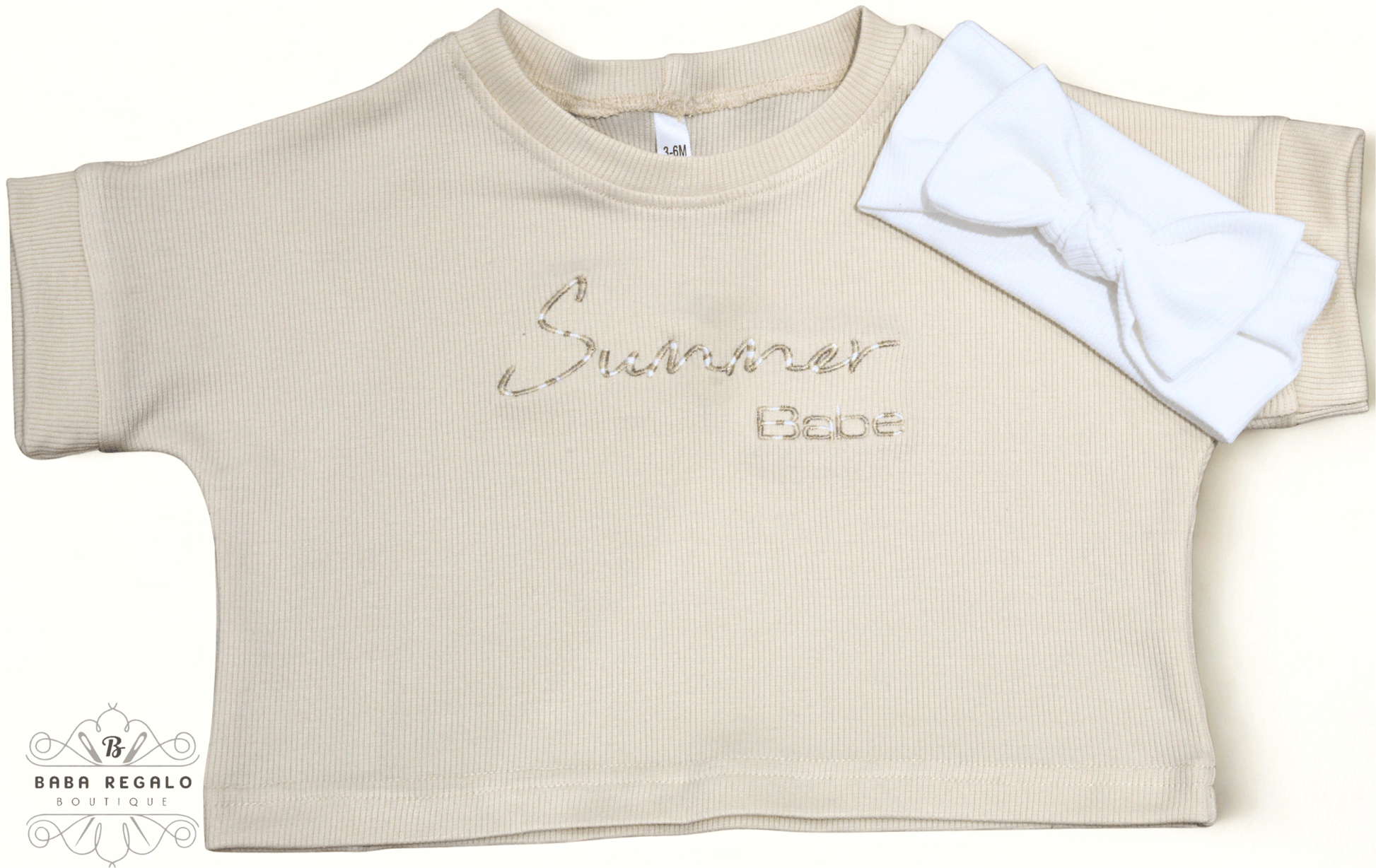 Summer Baby Set Comfortable Cotton Top & Shorts