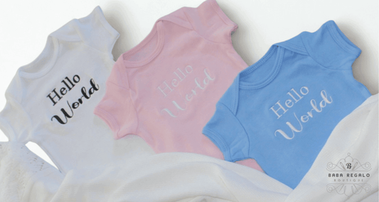 Hello World Baby Grow – Newborn