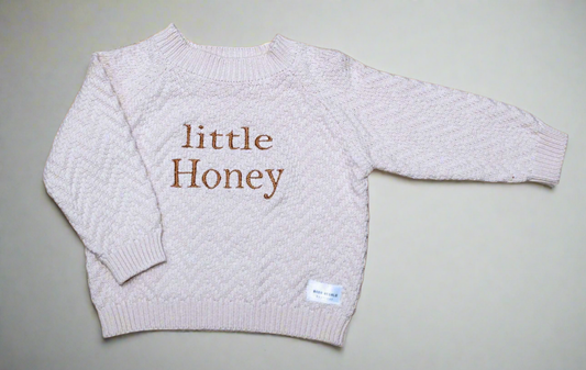 Knitted Sweater with embroidery