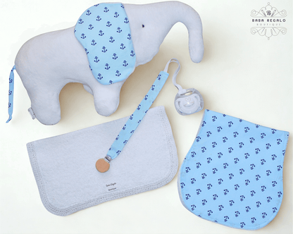 New Born Baby Snuggle Elephant plush Gift Set